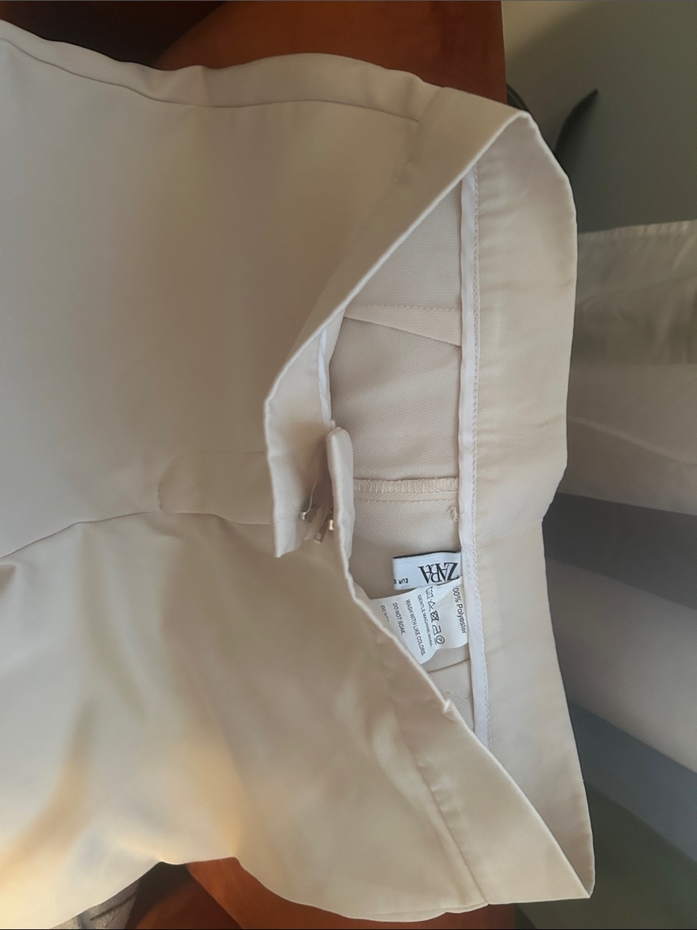 Zara Cream Strapless Buttoned Jumpsuit Set - Picture 13 of 14